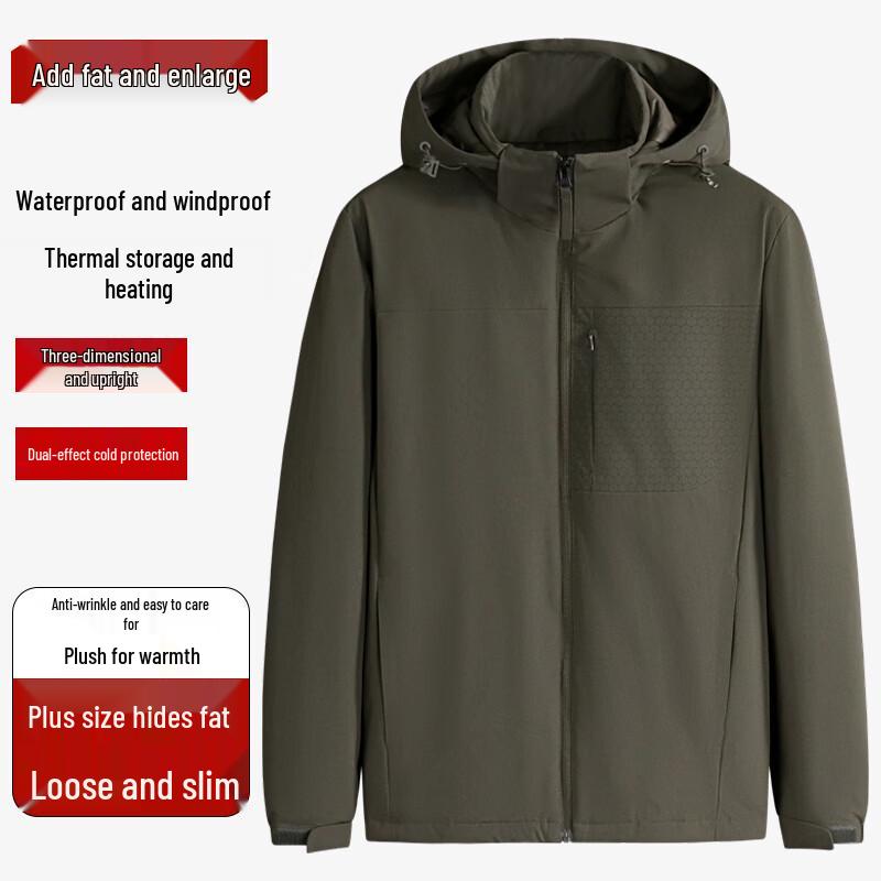 

Men s Plus Size Padded Winter Jacket 7XL