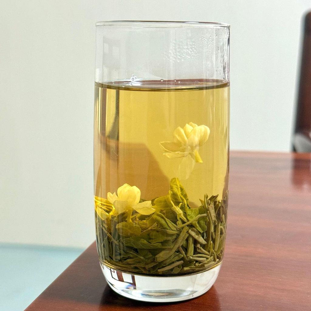 Guangxi Hengxian Jasmine Flower Tea Premium Snow Bud White with Rich Aroma