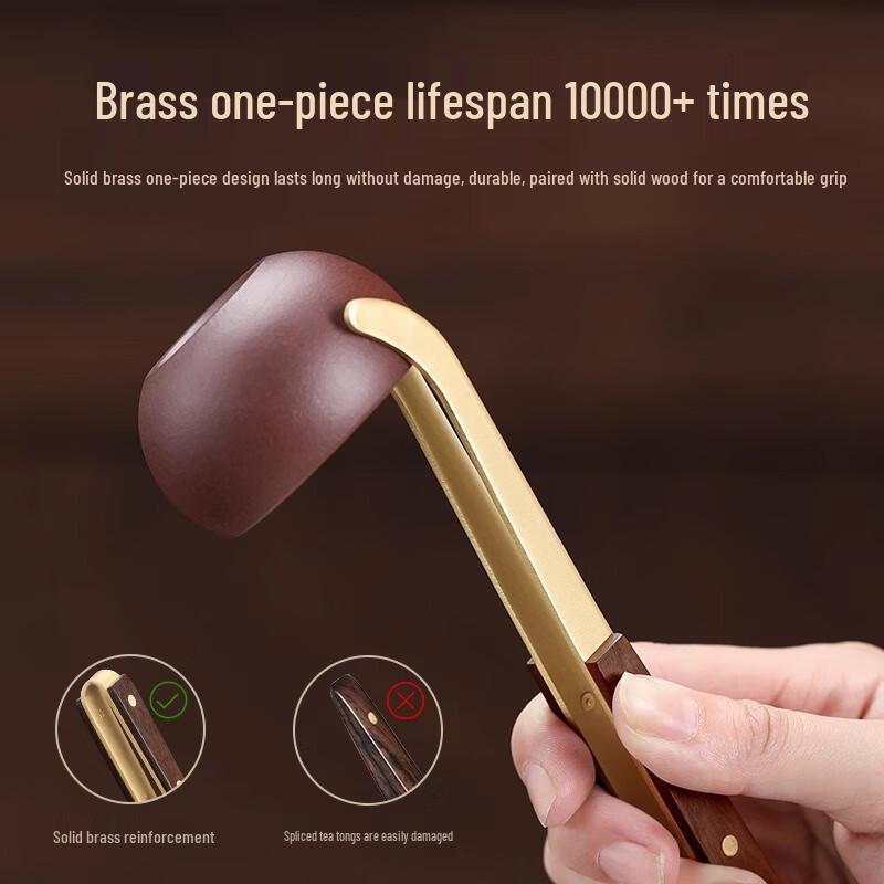 Brass Tea Ceremony Six Gentlemen Tool Set