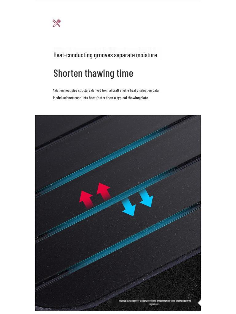 Rapid Defrost Aluminum Alloy Thawing Tray for Seafood and Steak – Locks In Nutrition