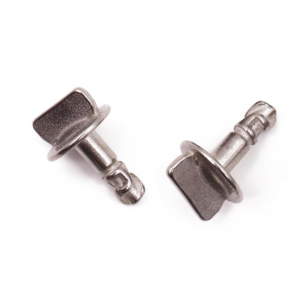 4 Sets Radiator Support Splash Shield Fastener Quarter Turn Thumb Screw with Clip Nuts Kit, Engine Shield Cover Thumb P Engine Splash Shield Clip for