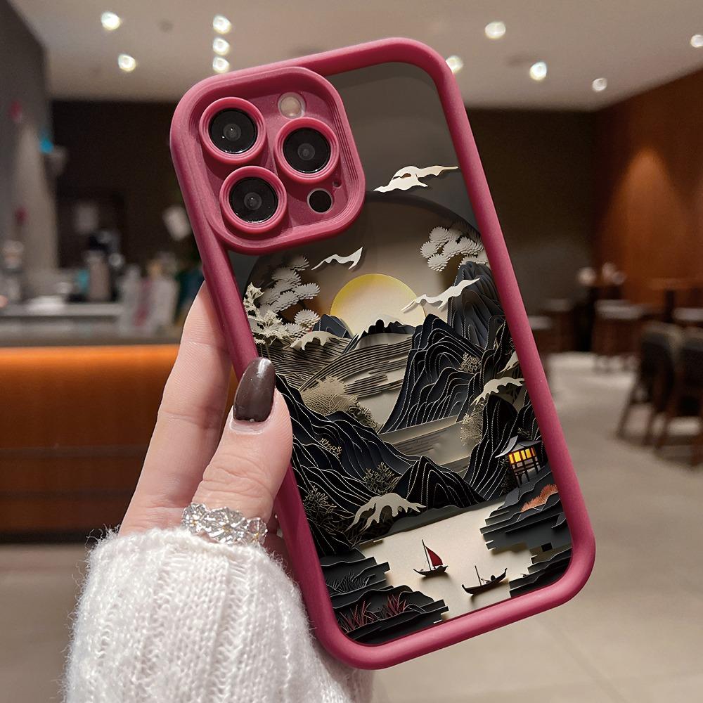 Landscape Pavilions Towers Phone Case for Xiaomi Redmi Note 14 13 12s 12 11 10 9s 9 8 7 A5 Pro Plus 4G 5G Soft TPU Back Cover