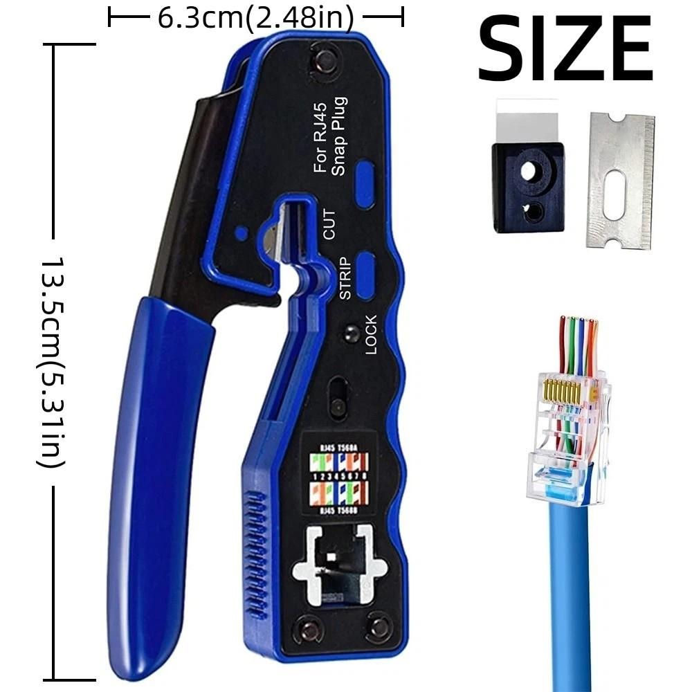 Wire Cutting Network Crimping Tool Ethernet Crimping Tool Ethernet Cable Installation