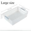 Household hollowed out storage basket for miscellaneous toys and cosmetics, desktop thickened plastic storage basket