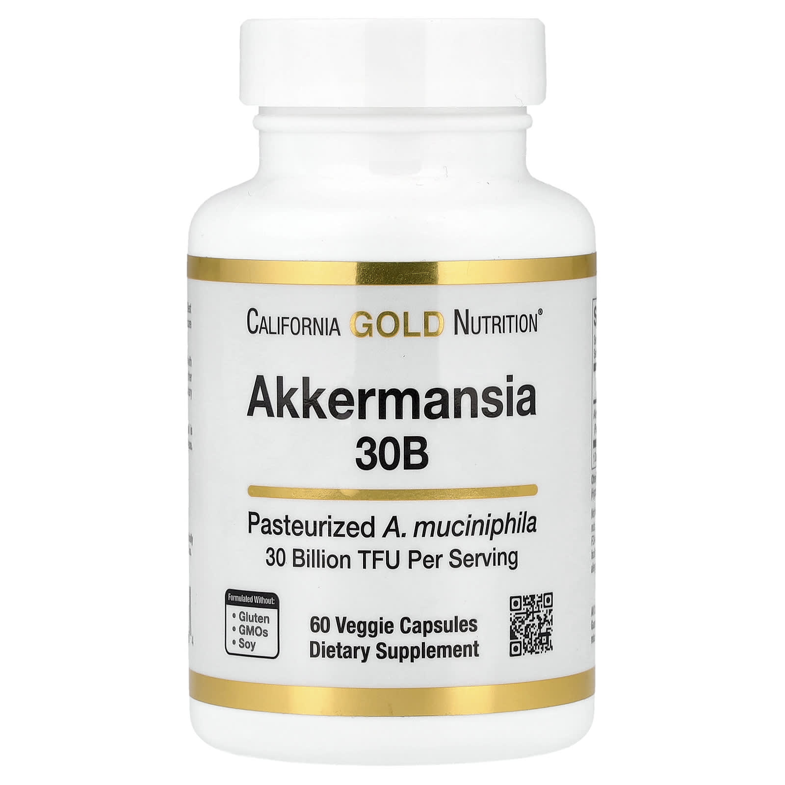 

California Gold Nutrition, Akkermansia 30 Billion, 60 Veggie Capsules