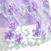 Summer Girls' Children's Dress Children's Wedding Dress Baby's First Birthday Dress Applique Mesh Puffy Skirt