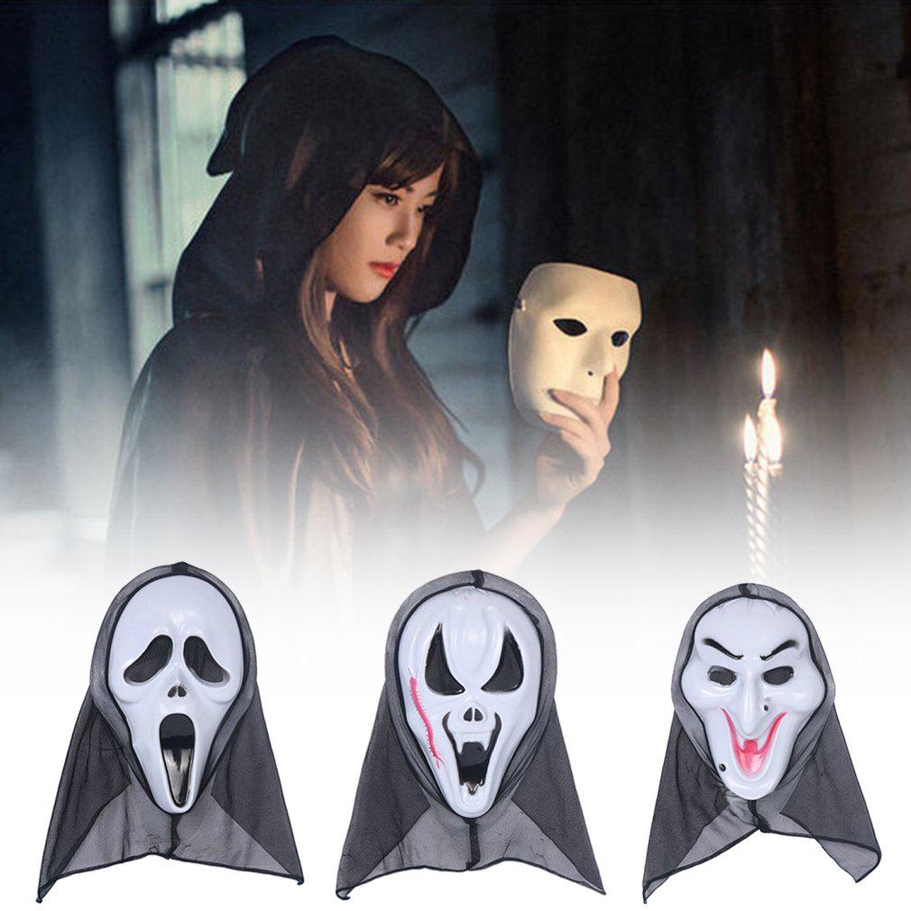 Buy KIT Halloween Mask Ghost Mask Horror Mask Headgear Devil Mask Scary