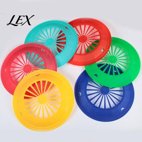 10 Inch Plate Stabilizers Plastic Paper Holders, with Snap Groove Design, Reusable Convenient Party Organizers Durable PP Plates, for Outdoor Cookouts