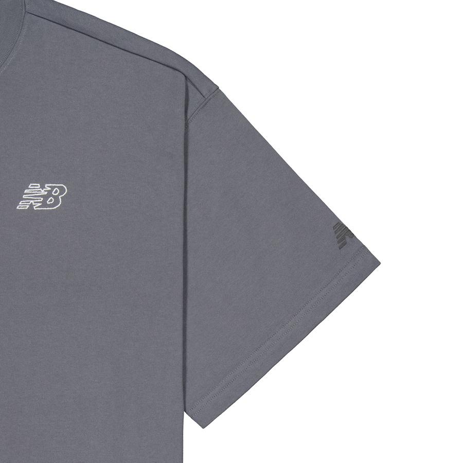 New Balance NB Grey SS25 T Shirt Men's Gray NEF29641-GR