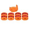 Replacement Spool and Line for String Trimmers Nylon Trimmer Spool Line Portable Practical Gardening Tool
