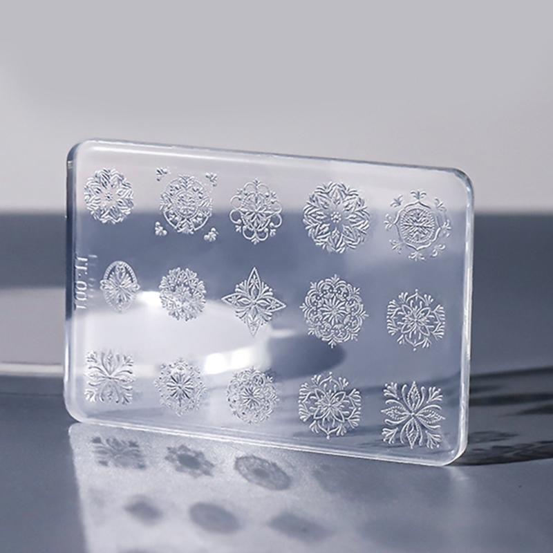 Crystal Silicone Nail Mold Nail Decors Molds Silicone Stamps Nail Decors Mould Nail Decors Stamping Tools for Nail Decor