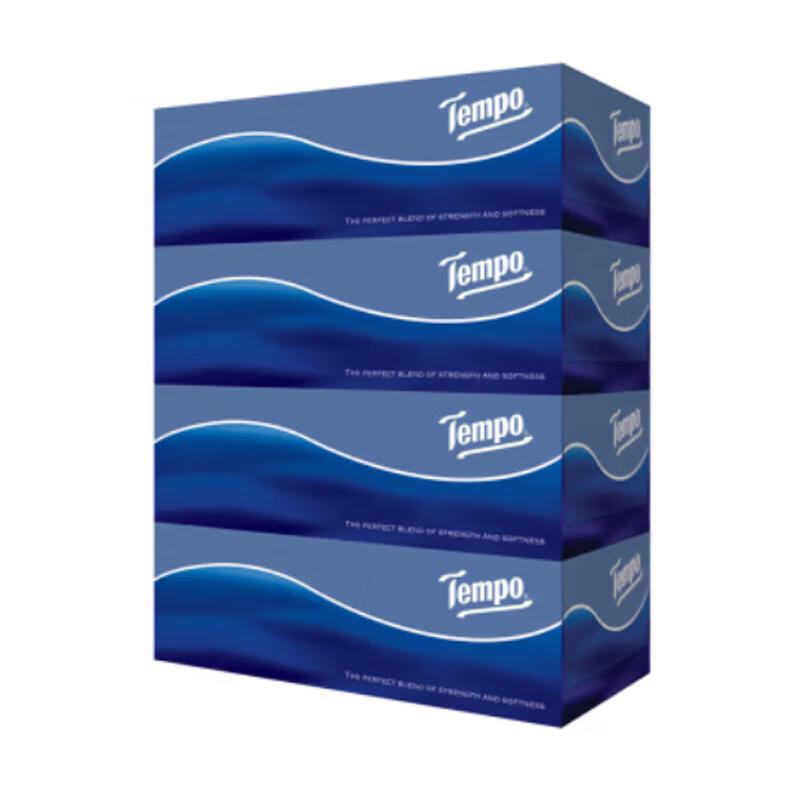 Tempo Unscented Boxed Facial Tissues