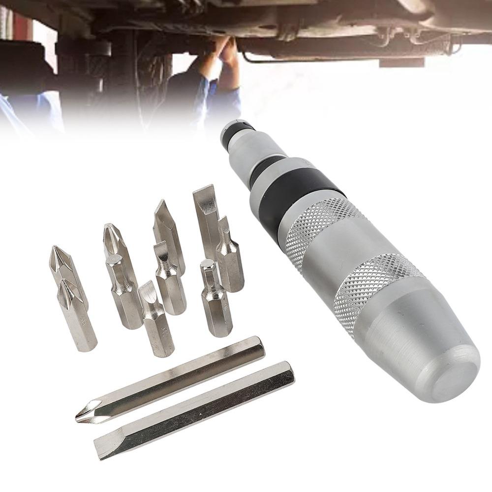 13pcs Reversible Manual Impact Screwdriver Drive Impact Screwdriver For Tighten Fasteners