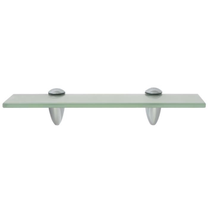 VidaXL Étagères murales 2 pcs Verre 30 x 10 cm 8 mm
