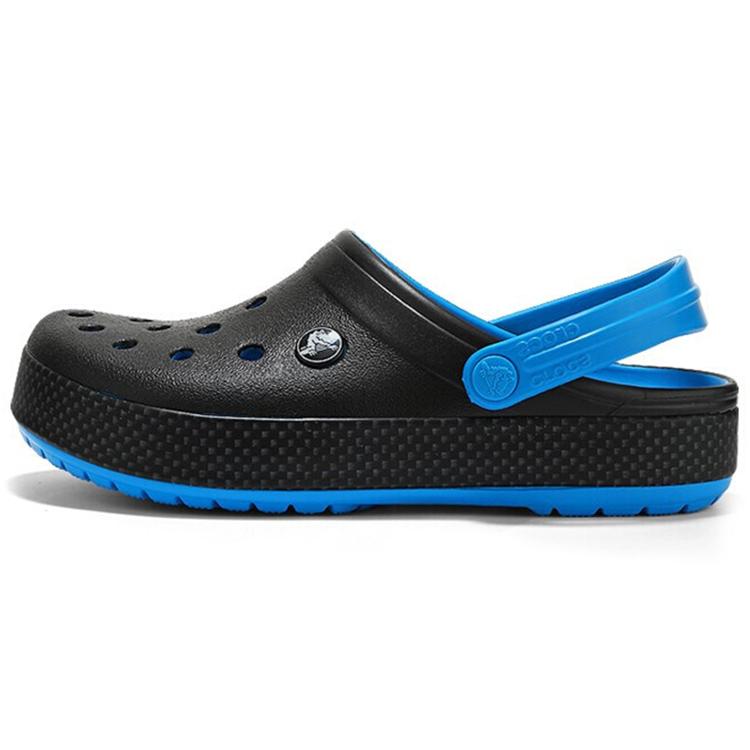

Crocs Wear Resistant Lightweight Cozy Sports Unisex Black Blue Sandals Black Blue 205237-49S 37-38