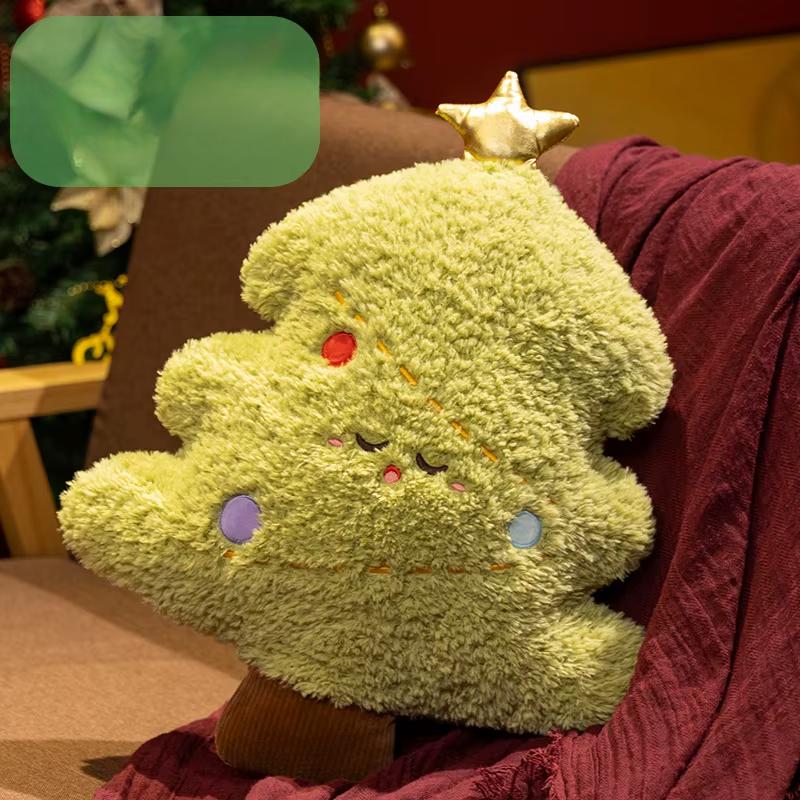New Christmas Tree Dolls Sofa Plush Pillows Nap Pillows Toys New Year Holiday Gifts Decorated Christmas Gifts for Children