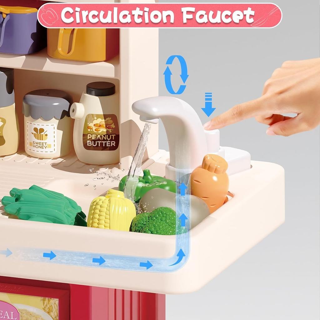Simulation Kitchen Toys For Kids Play House Cooking Food Tableware Set Toddler Role Play Educational Kitchen Utensils Gift