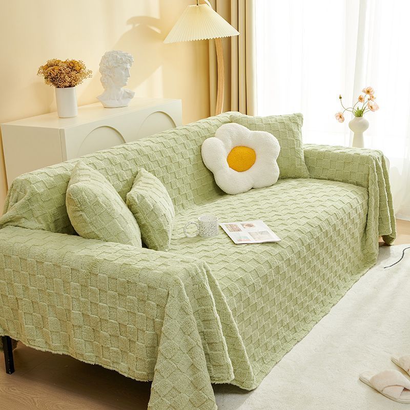 

Чехол на диван защита от царапин кошек осенне-зимний утолщенный нескользящий материал пылезащитный скандинавский современный диванный плед чехол на диван 180*130cm