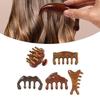Carved Wood Scalp Massagers Comb For stress reliefs Improves Sleep Quality Multipurpose Guas Sha Head Neck Instrument