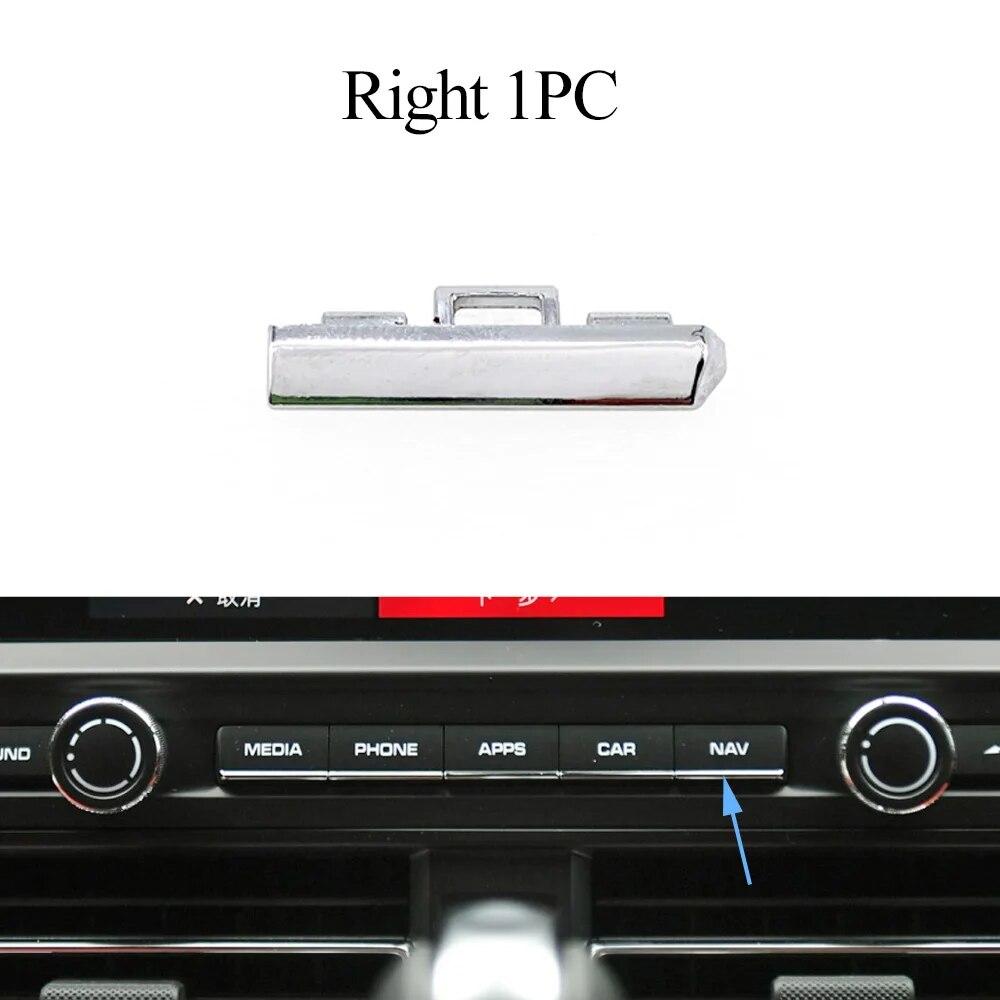 Car Display Screen Button Trim Switch Chrome Plating Strip For Porsche Macan 95B 2018    95B919597
