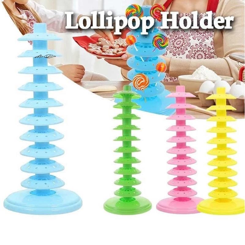 Lollipop Display Stand 5/8/10 Layer Cake Pops Holder Tabletop Rack Candy Bar Wedding Decorative Multi-function Desktop Organizer