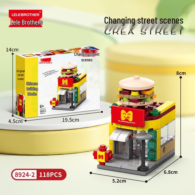 Compatible with LEGO: Street View City Architecture Dream Home Building Blocks - Children's Educational Toy