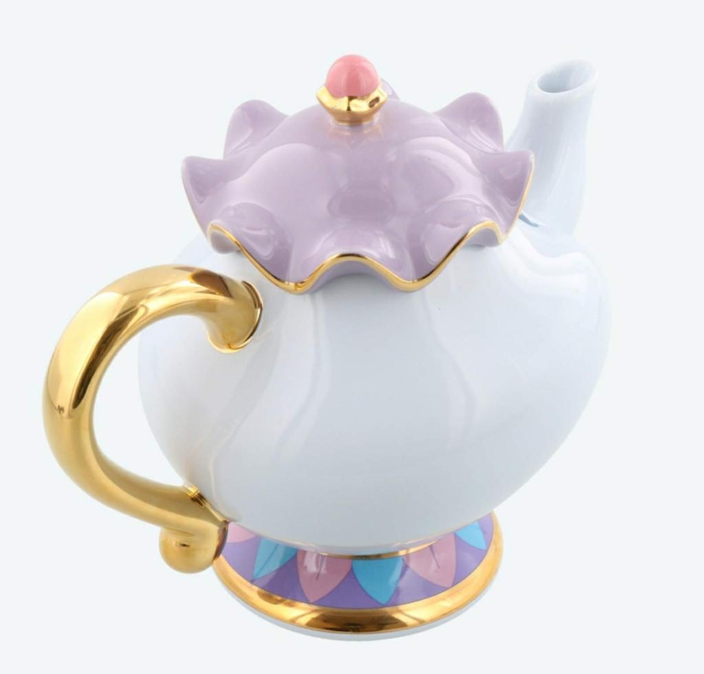 Disney Resort Exclusive and the Potts Teapot "Beauty Beast" Mrs.