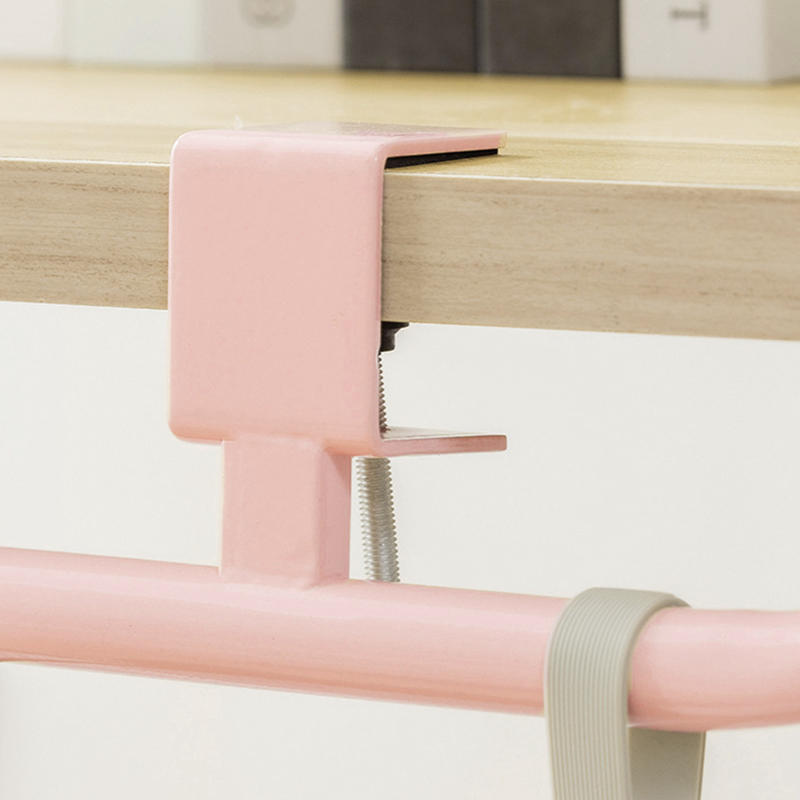 Desk Mount Headphones Holder Adjustable Table Hanger for Bag Purse Table Hanger Hook Clamp-On Under Desk Headphone Hanger Space Saving for Office Home