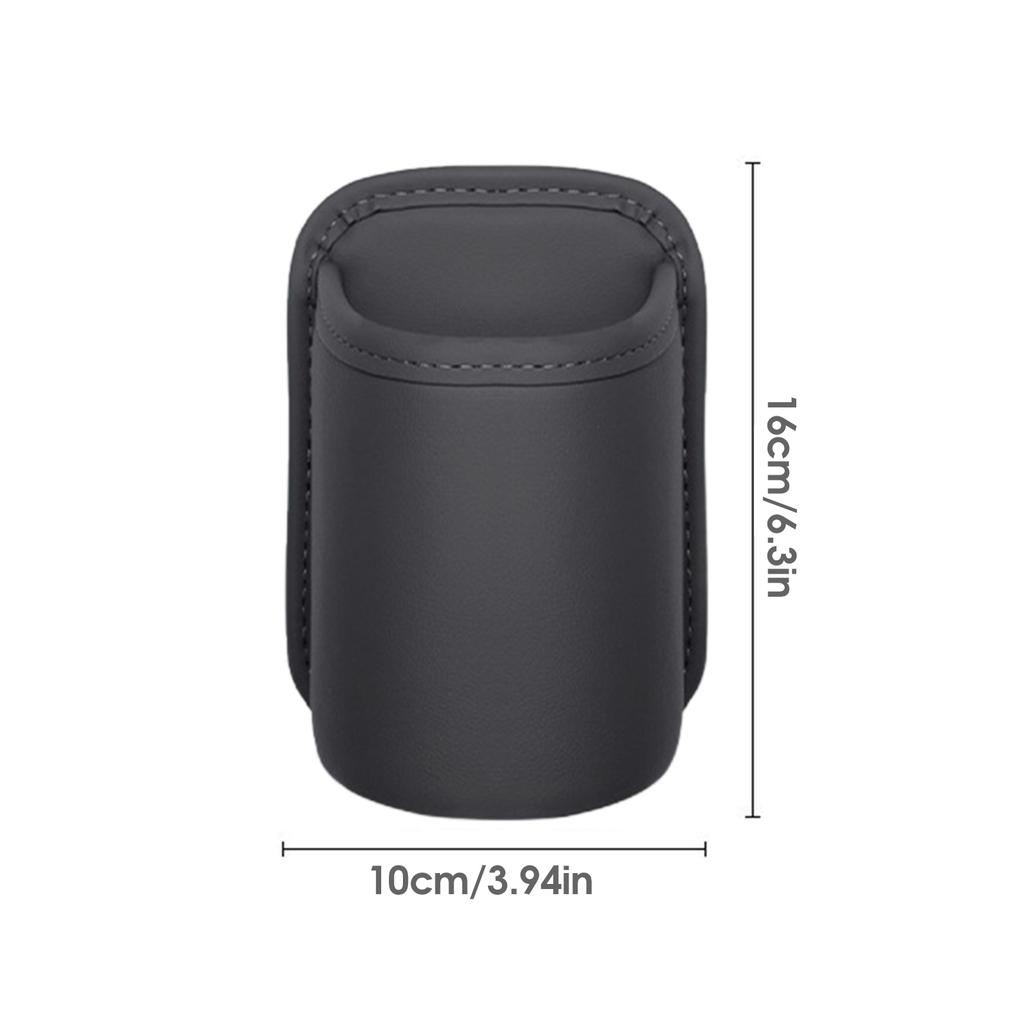 Car Cup Holder Seat Back Organizer PU Leather beverage Drink Storage Pouch Organizer car seat pocket organizer case