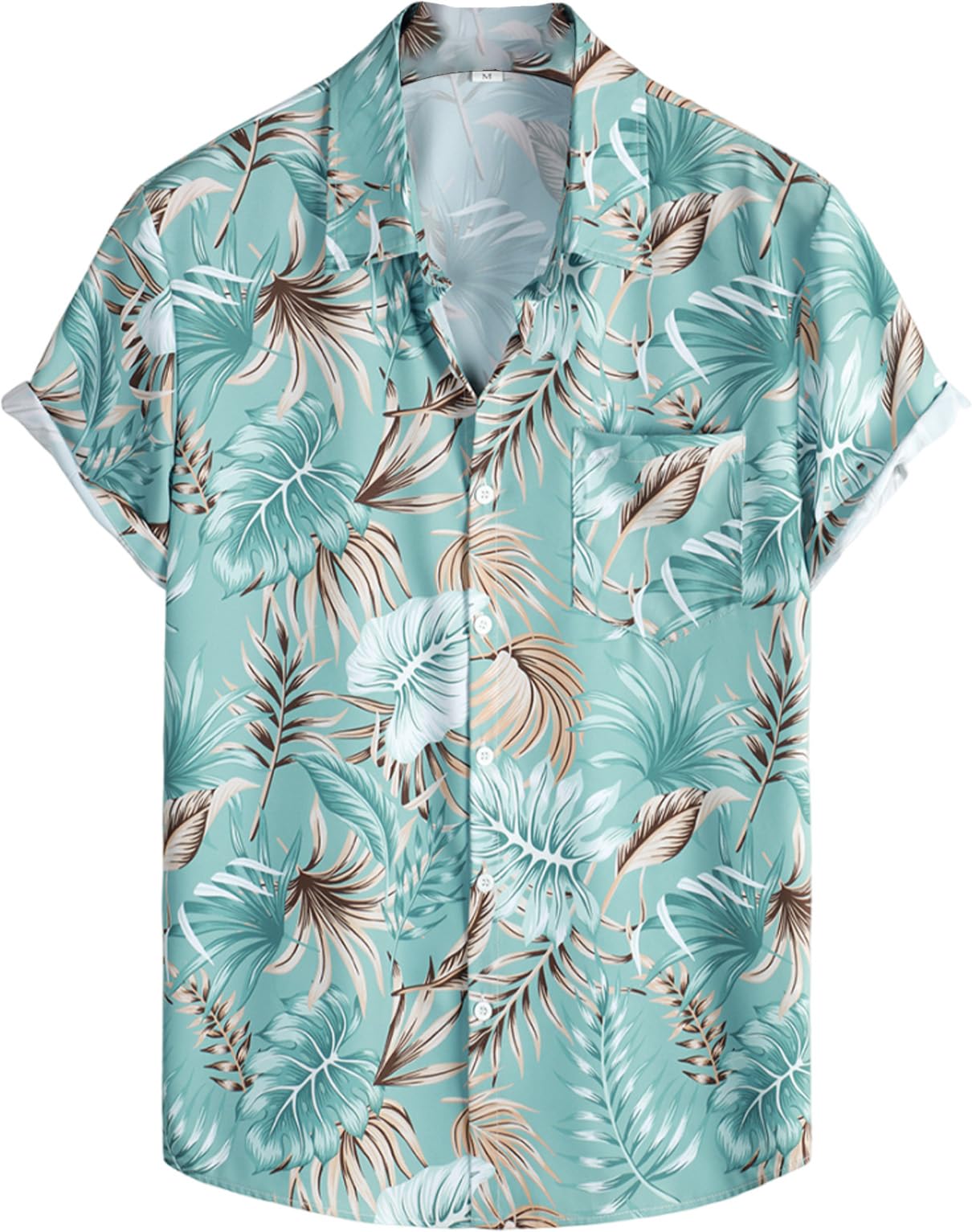 

Printed Cool Casual Stylish Korean Short Street Visual Punk Relaxed [J.STORE] Multi-Pattern Shirt, Oversized, Shirt, Aloha, Geometric, Loungewear, зелёный