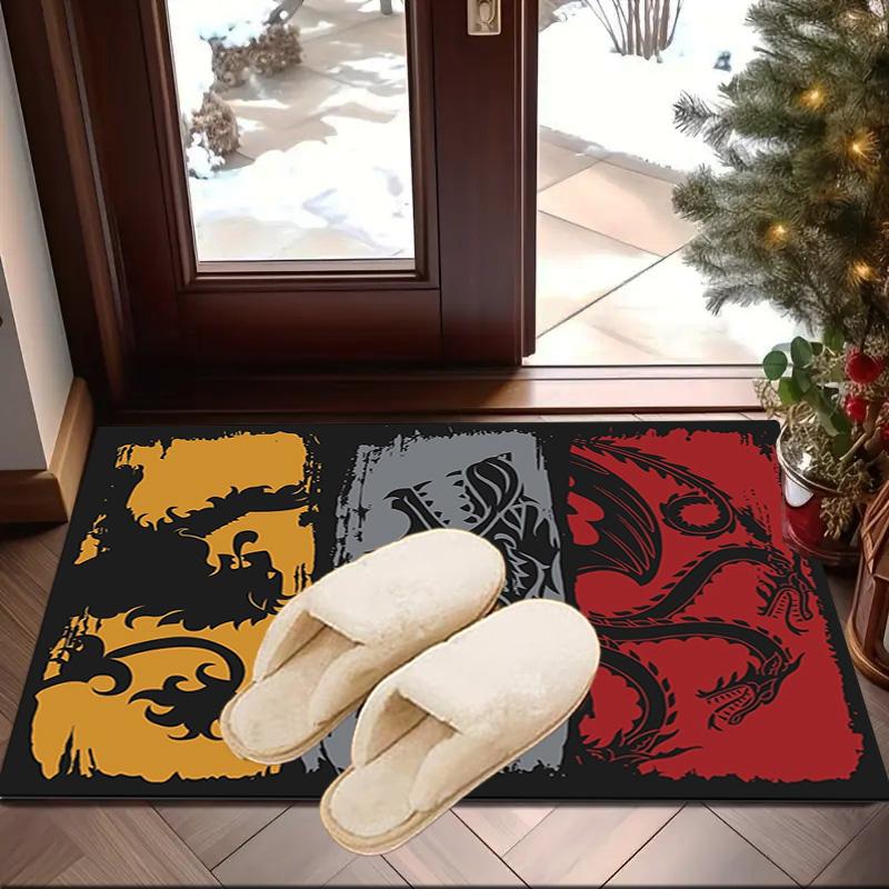 Thrones Dragon Fire And Blood Carpet, Chair Rug,Rug for Office Bedroom living rooms, Doormat decor Fan Gift Christmas Gift
