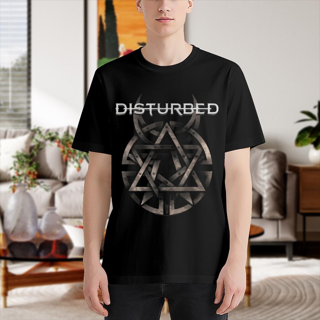 Disturbed Band Pentagramhort T-Shirt