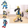 Peluche Luc Lucario Pokemon Luc Scintillante da 12 Pollici Giocattolo Morbido Con Colori Vivaci Per Bambini
