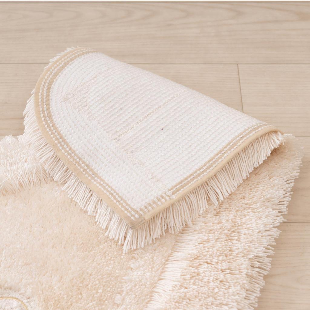 Senko NYNAS Royal Palace Long Toilet 95 X 70 Beige with Elegant 14606 Mat, Approx. Cm, Rhinestones, Design,