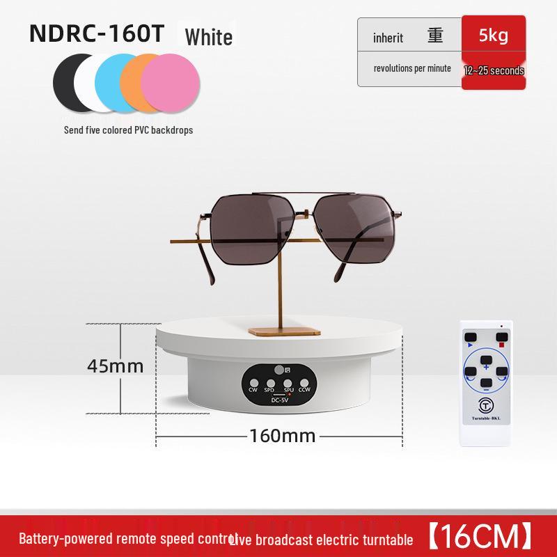 Turntable King Rotating Display Stand for Photography & Live Streaming