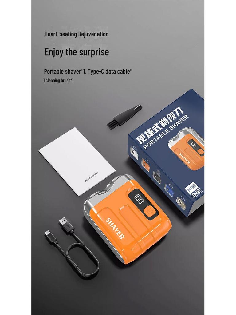 Mini-Elektrorasierer mit deutscher Klinge und hoher Geschwindigkeit – Portable Traveler Series