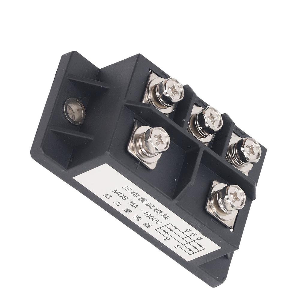 3-фазный мостовой выпрямитель 75A 5-контактный ABS латунный теплоотводящий диодный выпрямитель силовой модуль 1600