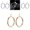 Fashionable Hollow Geometric Alloy Earrings Trendy Design Fall 2021 Accessories