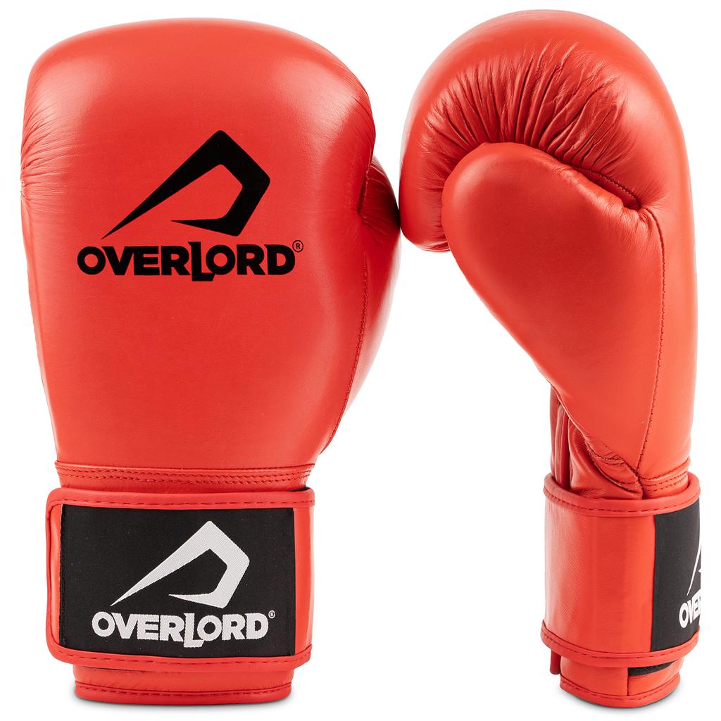 Overlord rękawice bokserskie champion red 12 oz.