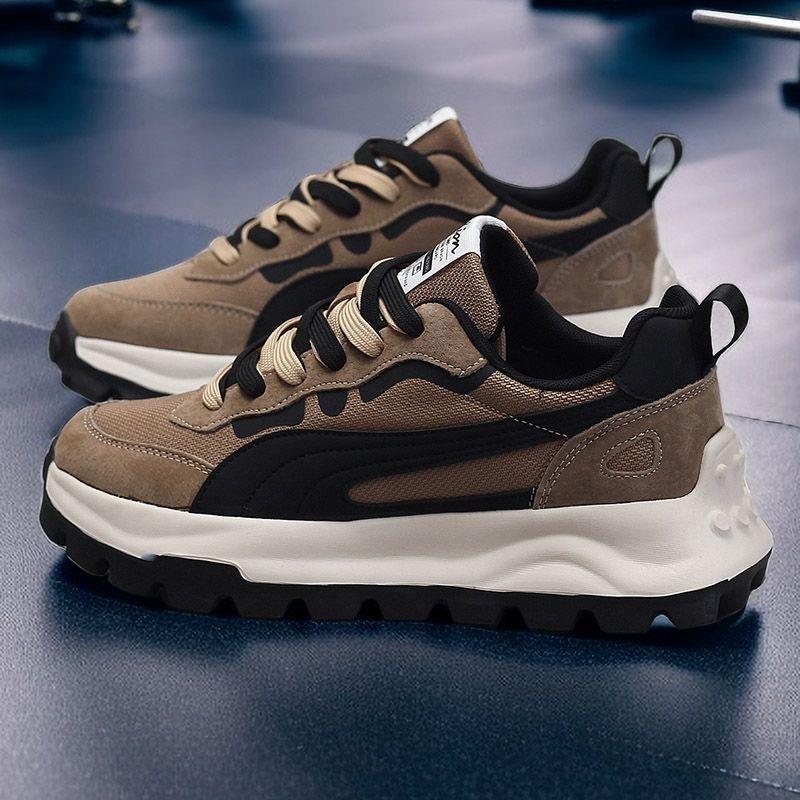 

Men s trend versatile new casual shoes outdoor platform fashion sports comfortable running shoes 44