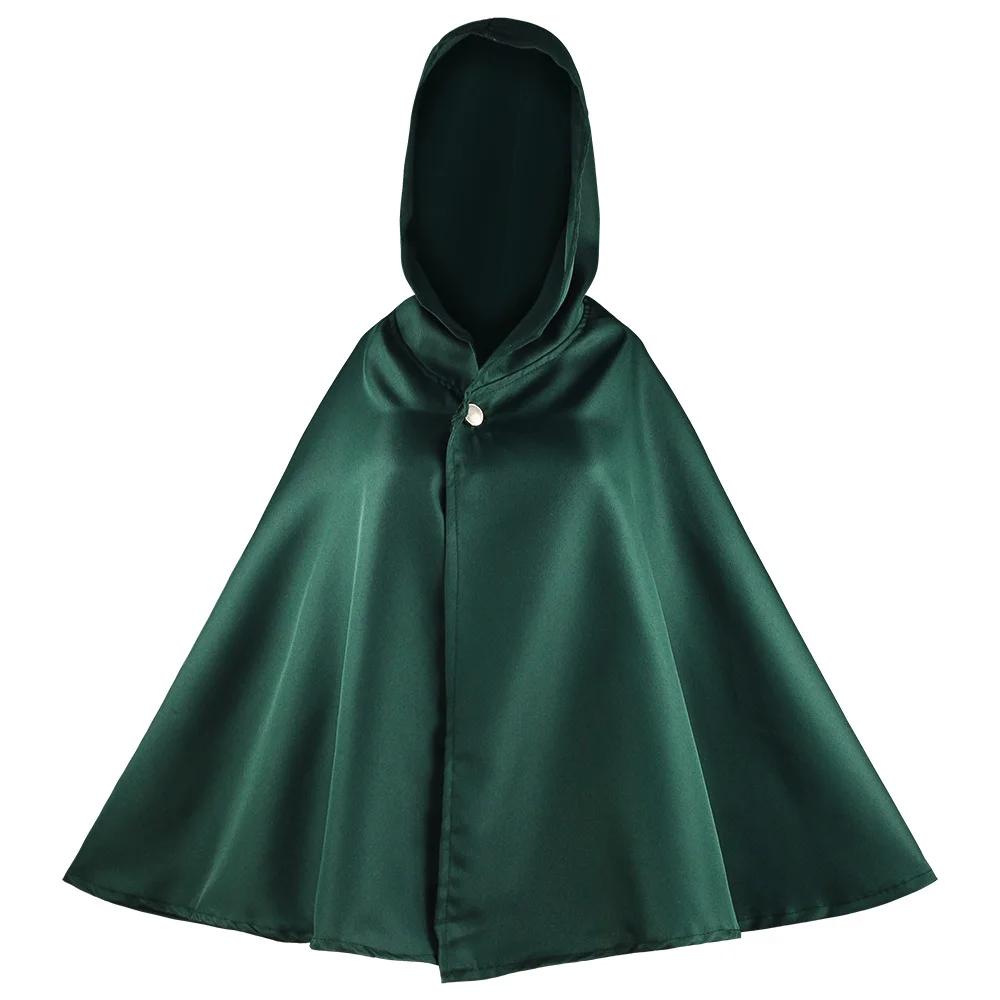 Anime Attack Cloak Shingeki No Kyojin Scouting Legion Cosplay Costume Cos Green Cape Mens Clothes Cosplay Costume Women