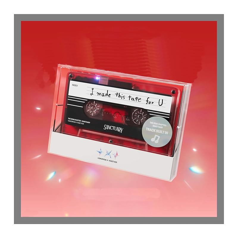 

TXT T morrow X T ogether Star Chapter : Sanctuary 7th Mini Album Cassette Tape Speaker Version with Tracking Sealed