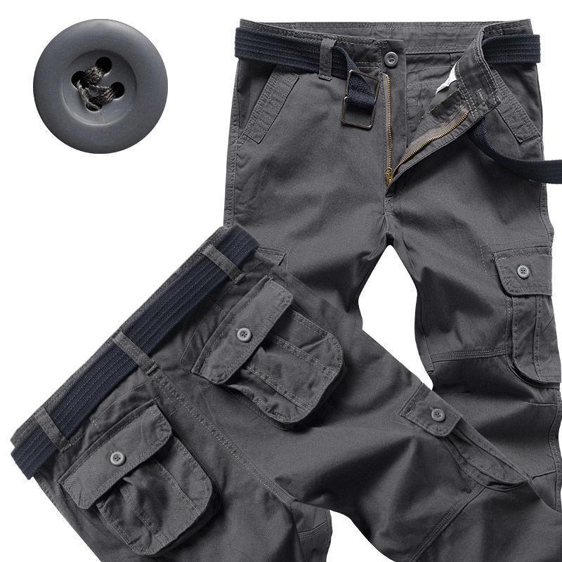Fashion Camouflage Trousers Work Trousers Men's Drawstring Trousers Loose Large Size Casual Trousers Tide Multi-pocket Trousers Work Trousers