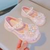 Lightweight Children's Comfortable Bow Soft Flat Shoes Spring and Autumn Fashion Princess Pearl Elegant Casual Shoes