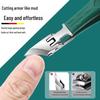 Wide-Opening Slant-Edge Nail Clipper Set with Anti-Splash and Pointed Tip for Ingrown Nail Repair