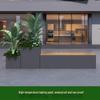 Stainless Steel Outdoor Flower Box & Stand with Partition.