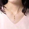 Kirby Twinkle Star Necklace Silver Yellow Gold Coating U-TREASURE Women's NKD-200-SYP