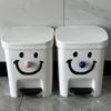 New Smile Clown Trash Can: Large Capacity Foot Pedal Bin with Lid, Stylish Design for Home, Bedroom, Living Room, and Kids' Room