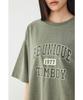 STUDIO TOMBOY Vintage Lettering Graphic Short Sleeve T-Shirt_Khaki 9176222990