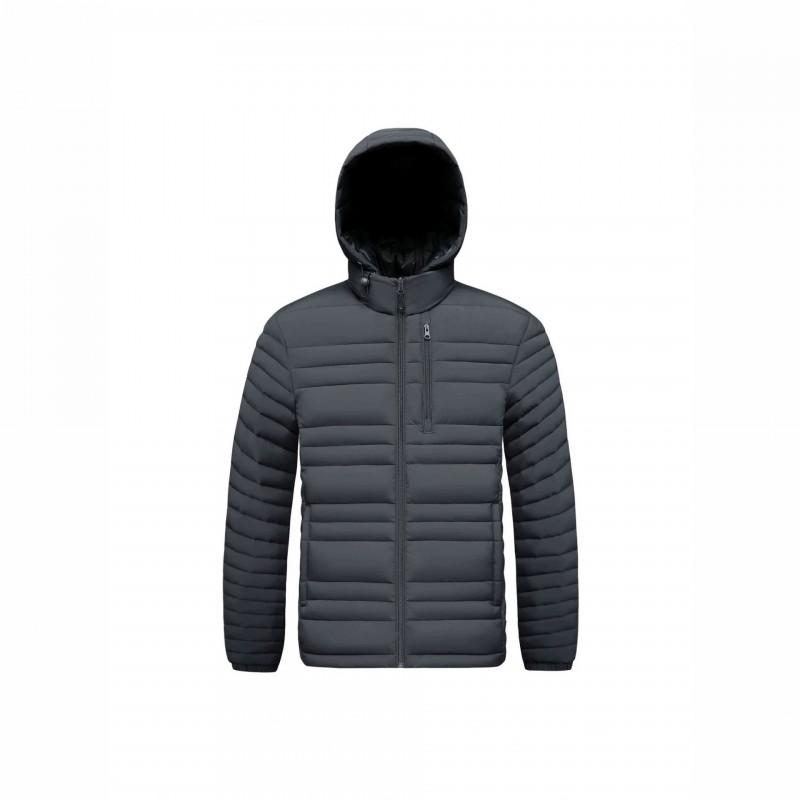 Mens Removable Hood Lightweight Warm Puffer Cotton Coat Casual Winter Outerwear